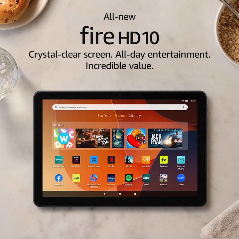 Amazon Fire HD 10 tablet (10.1", 32GB, 2023, 13th Generation) - Black