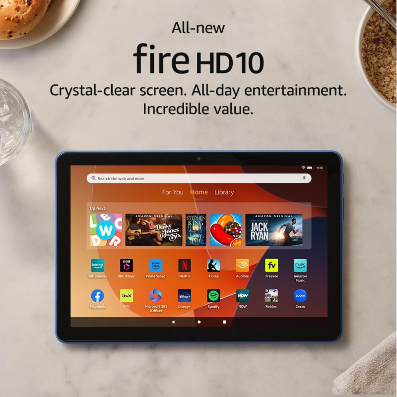 Amazon Fire HD 10 tablet (10.1", 32GB, 2023, 13th Generation) - Ocean