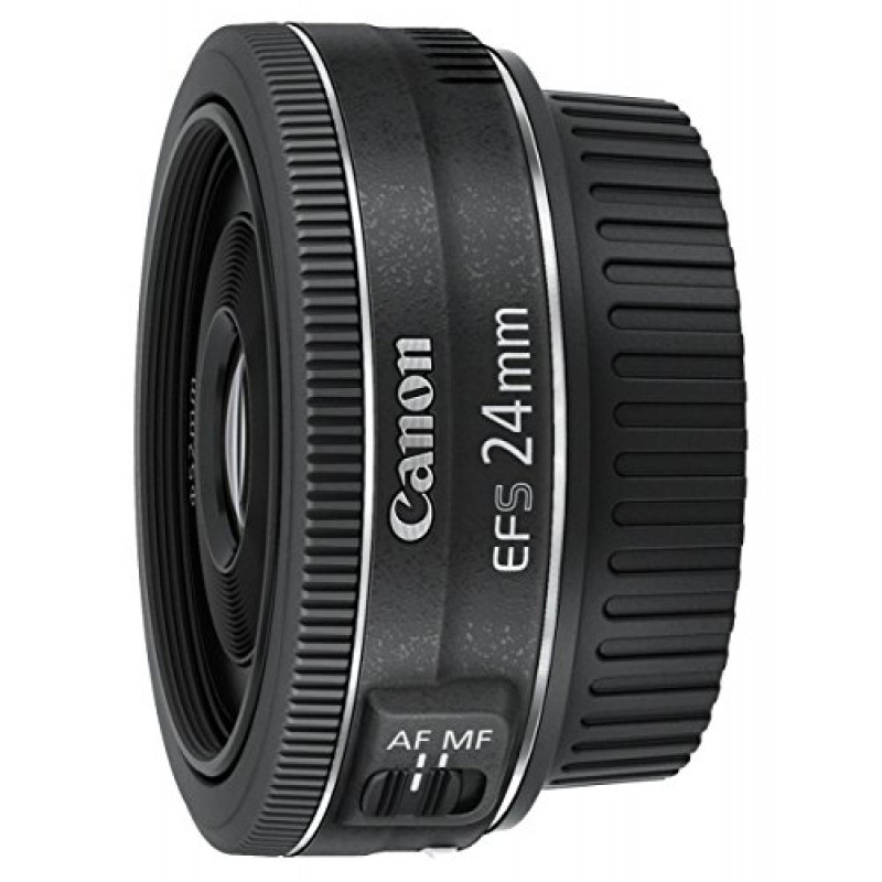Canon EF-S 24 mm f/2.8 STM Lens - Black Canon EF-S 24 mm f/2.8 STM Lens - Black