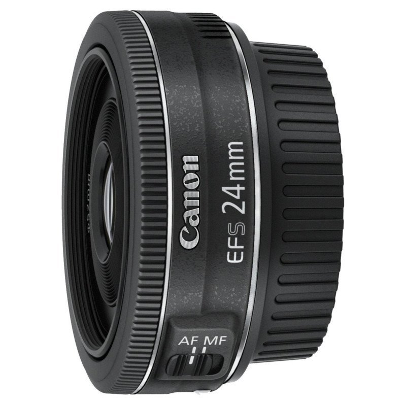 Canon EF-S 24 mm f/2.8 STM Lens - Black Canon EF-S 24 mm f/2.8 STM Lens - Black