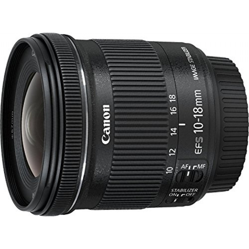 Canon EF-S10-18mm f/4.5-5.6 IS STM Lens Black Canon EF-S10-18mm f/4.5-5.6 IS STM Lens Black