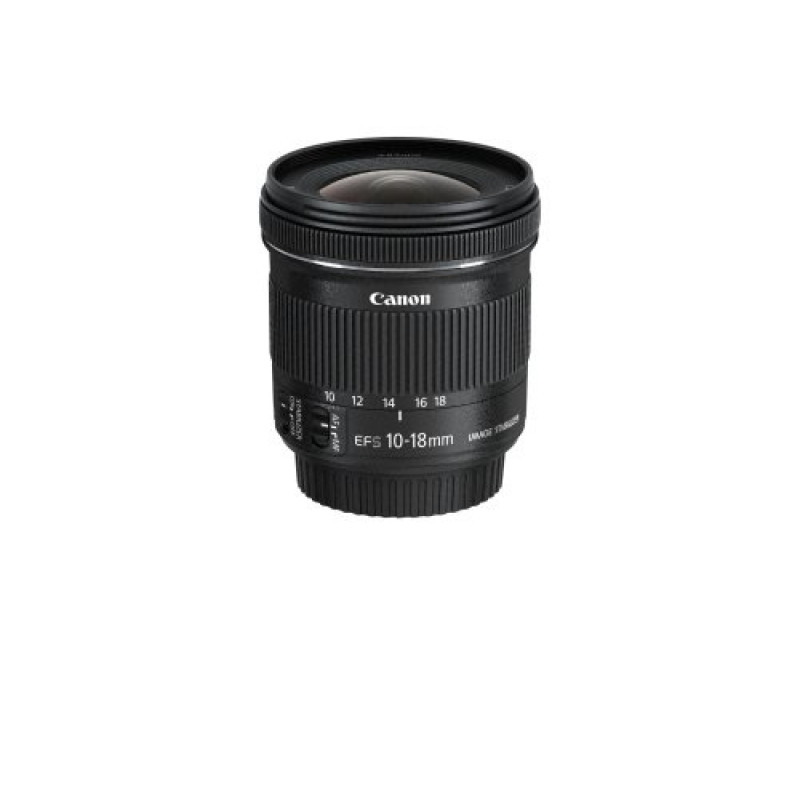 Canon EF-S10-18mm f/4.5-5.6 IS STM Lens Black Canon EF-S10-18mm f/4.5-5.6 IS STM Lens Black