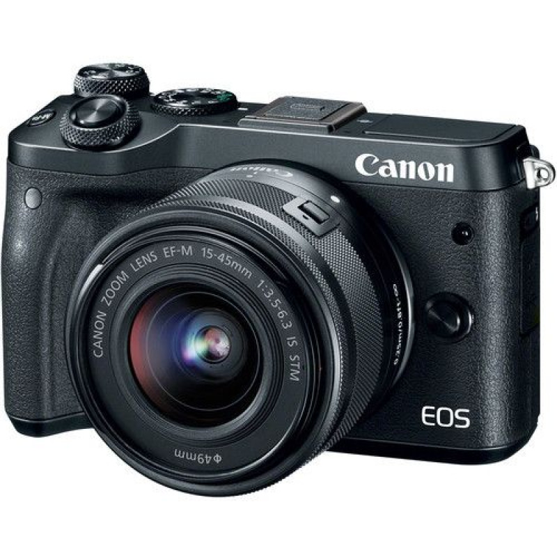 Canon EOS M6 with 15-45mm Lens (Black) Canon EOS M6 with 15-45mm Lens (Black)