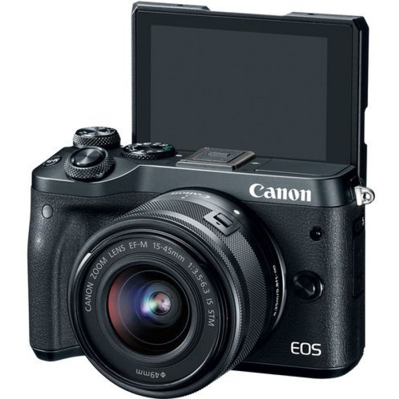Canon EOS M6 with 15-45mm Lens (Black) Canon EOS M6 with 15-45mm Lens (Black)