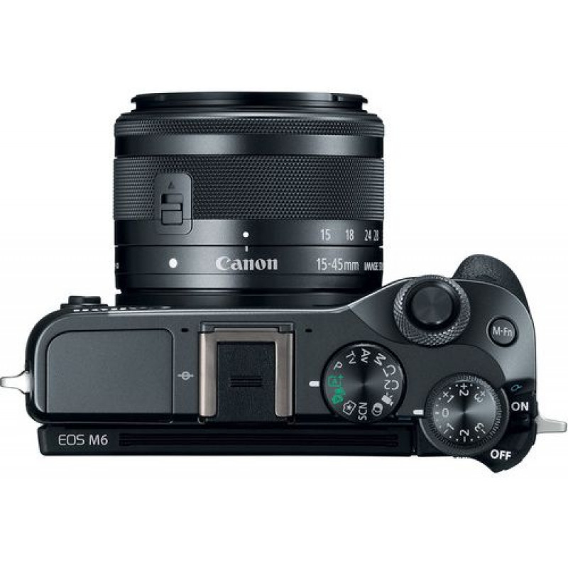 Canon EOS M6 with 15-45mm Lens (Black) Canon EOS M6 with 15-45mm Lens (Black)