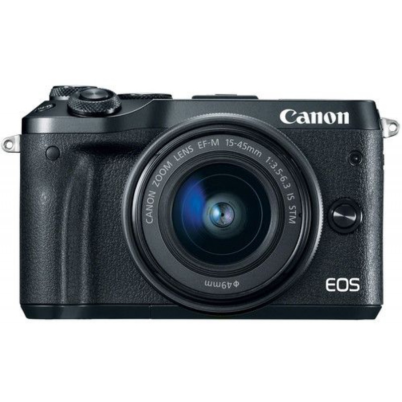 Canon EOS M6 with 15-45mm Lens (Black) Canon EOS M6 with 15-45mm Lens (Black)