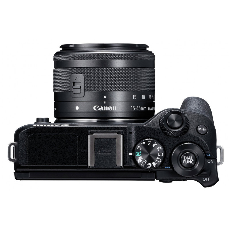 Canon EOS M6 Mark II with EF-M 15-45mm f/3.5-6.3 IS STM Lens (Graphite) Canon EOS M6 Mark II with EF-M 15-45mm f/3.5-6.3 IS STM Lens (Graphite)