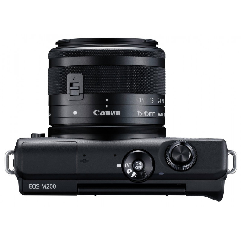 CANON EOS M200 Mirrorless Camera (Black) with EF-M 15-45mm f/3.5-6.3 IS STM Lens (Graphite) CANON EOS M200 Mirrorless Camera (Black) with EF-M 15-45mm f/3.5-6.3 IS STM Lens (Graphite)