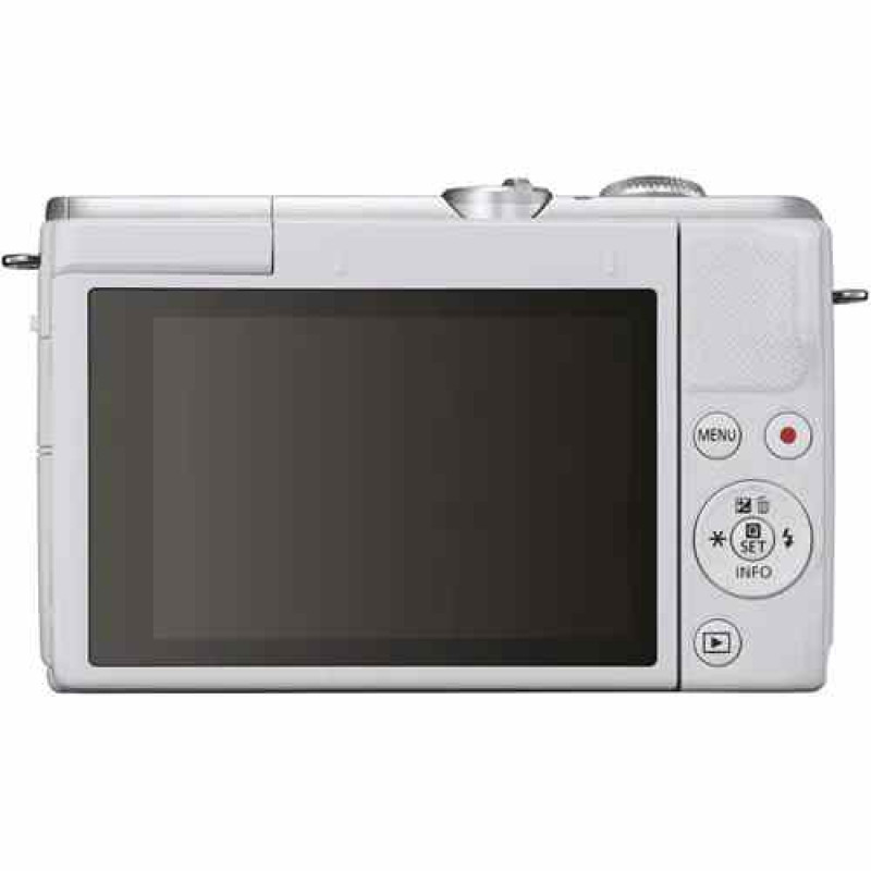 CANON EOS M200 Mirrorless Camera (White) with EF-M 15-45mm f/3.5-6.3 IS STM Lens (Silver) CANON EOS M200 Mirrorless Camera (White) with EF-M 15-45mm f/3.5-6.3 IS STM Lens (Silver)