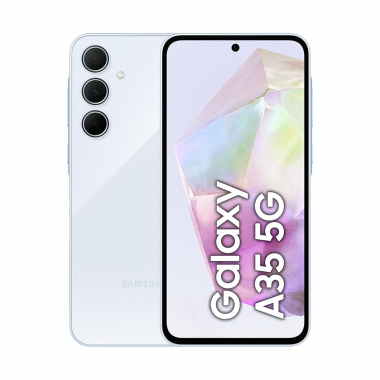 Samsung Galaxy A35 5G Smartphone (Dual-SIMs, 6+128GB) - Awesome Iceblue