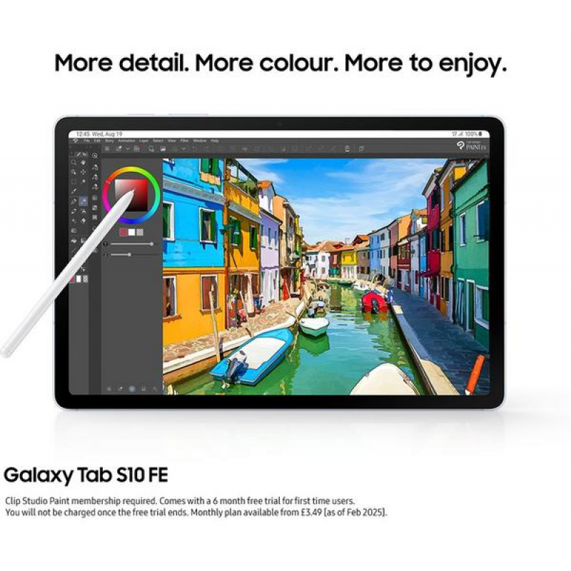 Samsung Galaxy Tab S10 FE (WiFi, 12GB + 256GB) - Grey Samsung Galaxy Tab S10 FE (WiFi, 12GB + 256GB) - Grey