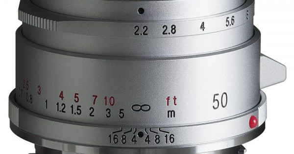 Wonderprice | Voigtlander 50mm f/2.2 Color-Skopar VM Lens Silver