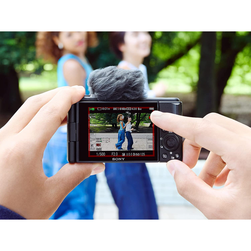 Sony ZV-1F Vlogging Camera - Black